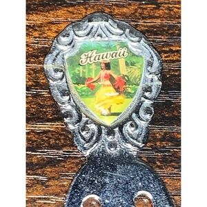 Vintage Hawaii Hula Dancer Bookmark Souvenir Metal Collectible Travel Gift